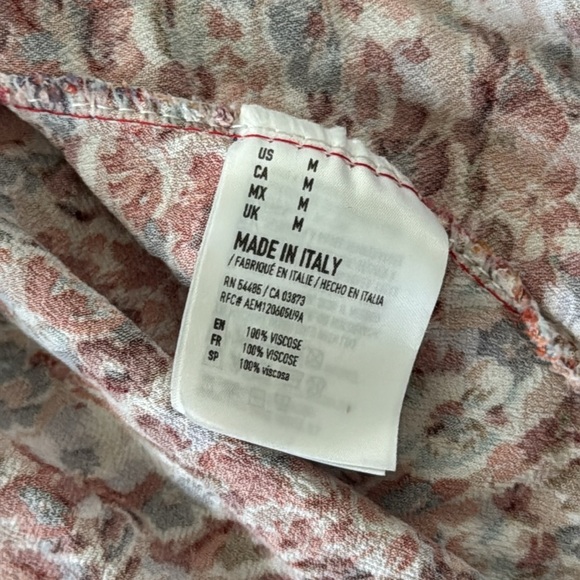 American Eagle | One-Shoulder Floral Dress | Slit | size M - Picture 3 of 7